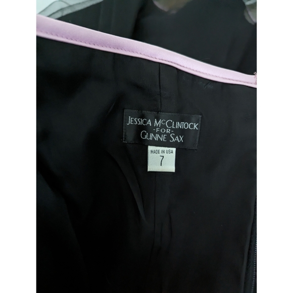 Gunne Sax Jessica McClintock Strapless Dress 7 - Picture 9 of 10